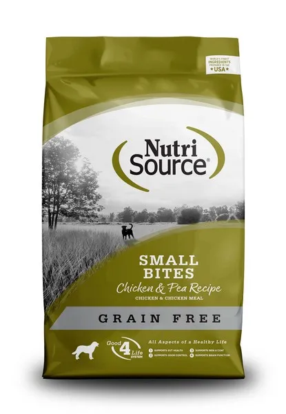15 Lb Nutrisource Grain Free Small Bites Chicken Dog Food - Health/First Aid